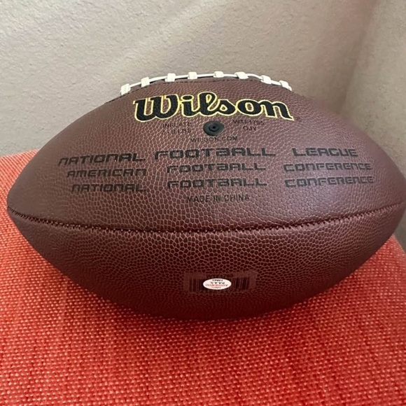 Dak Prescott & Ezekiel Elliott Dallas Cowboys Autographed Wilson Footballw COA - Picture 8 of 10